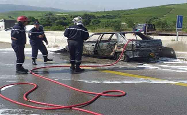 احتراق سيارة ينهي حياة السائق بتيزي وزو