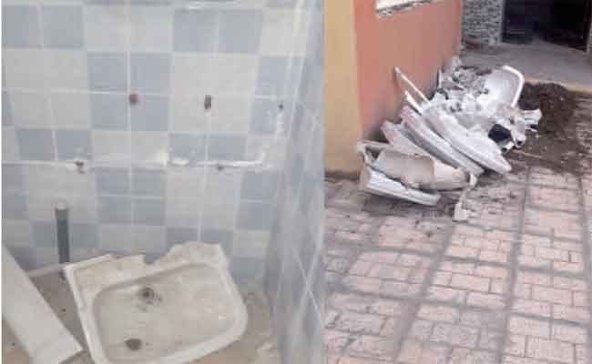 تخريب و سرقة 96 مسكنا اجتماعيا غير موزع ببئر العرش بسطيفعلى يد مجهولين