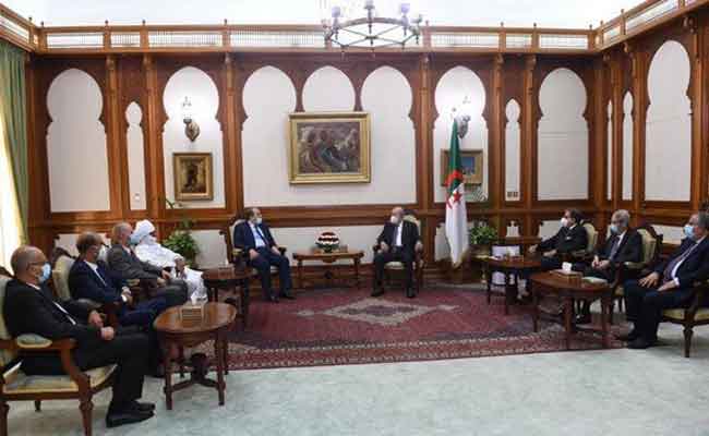 استقبال تبون للأمين العام لحزب جبهة التحرير الوطني و وفدا عن ممثلي الأحرار