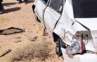 انقلاب سيارة يخلف مقتل سبعينية و إصابة 5 آخرين بالوادي