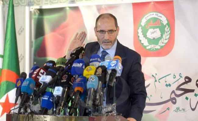 مقري : حركة مجتمع السلم “تطمح لأن تكون في الحكم وليس في واجهة الحكم”