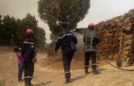 تسجيل إصابة 6 أشخاص خلال عملية إخماد النيران بغابات طامزة وشيلية بخنشلة