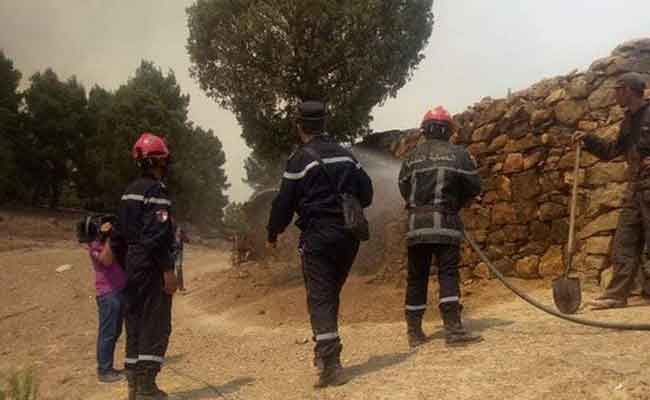 تسجيل إصابة 6 أشخاص خلال عملية إخماد النيران بغابات طامزة وشيلية بخنشلة