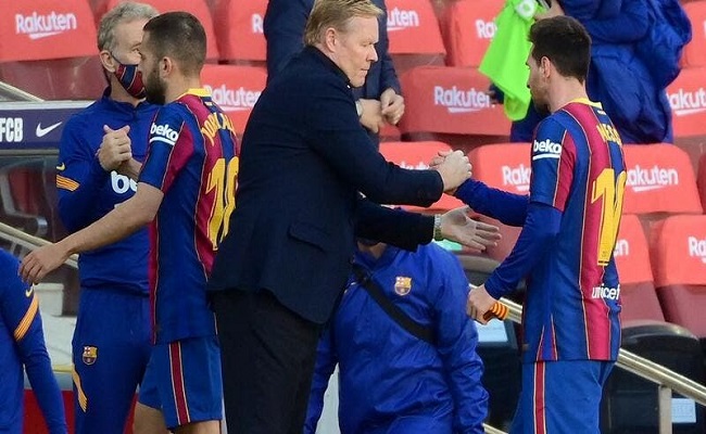 كومان يخشى رحيل ميسي…