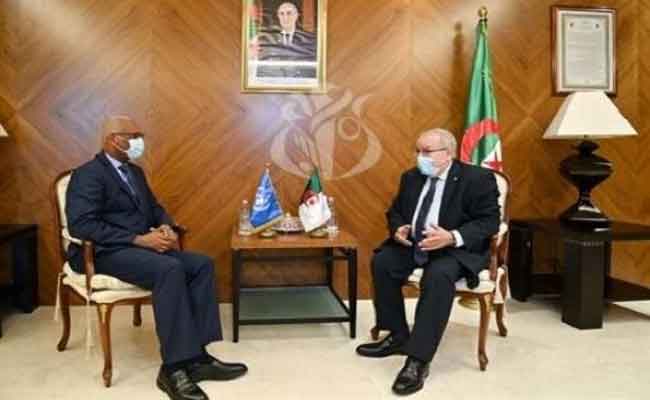 استقبال لعمامرة لرئيس بعثة الأمم المتحدة لتحقيق الاستقرار في مالي