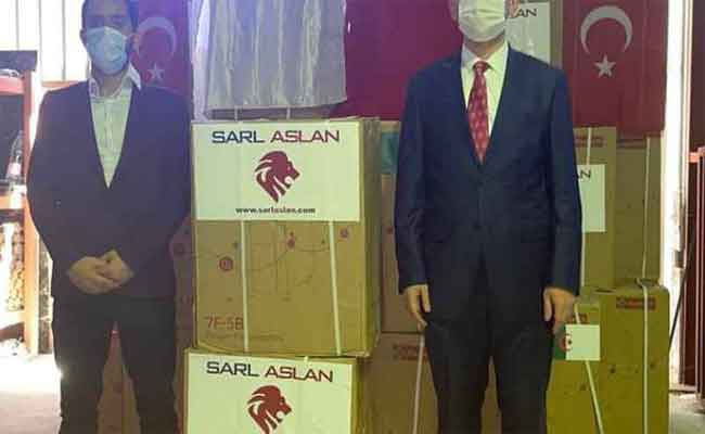 تبرع شركة تركية بـ 50 جهاز أوكسجين للجزائر