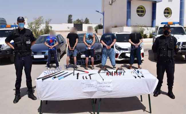 تفكيك عصابة أحياء خطيرة و بحوزتها أسلحة نارية و بيضاء في علي منجلي بقسنطينة