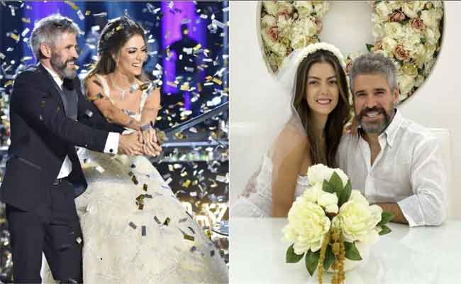 نانسي عجرم تهدي شقيقها وعروسه الجديدة “حياة” بعد أيام على زفافهما…