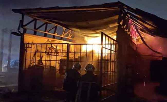 نشوب حريق بمحول كهربائي بمقر سونلغاز بحي المجاهدين ببسكرة