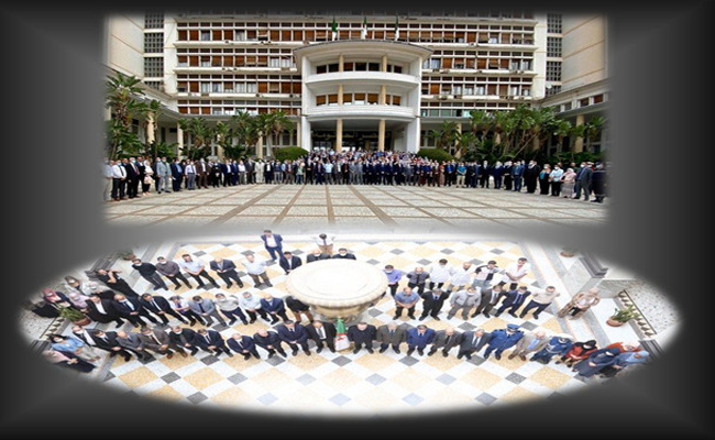 دقيقة صمت ترحما على أرواح شهداء مجازر 17 أكتوبر 1961 بقصر الحكومة و بمقر مجلس الأمة