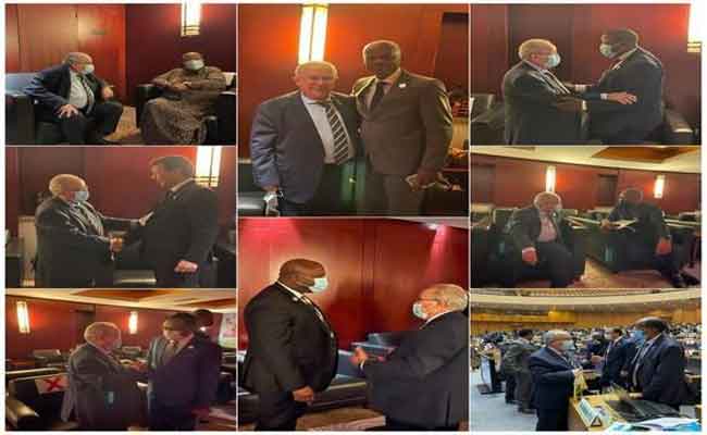 لعمامرة يعقد لقاءات مع عدد من نظرائه الأفارقة بأديس أبابا