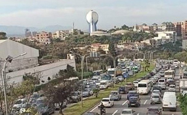 تحويل حركة المرور بسبب انهيار أرضية محطة نقل المسافرين المتعددة الأنماط ببئر مراد رايس