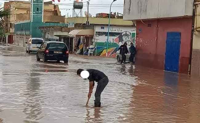 فيضانات تغرق بلدية القطار في غليزان