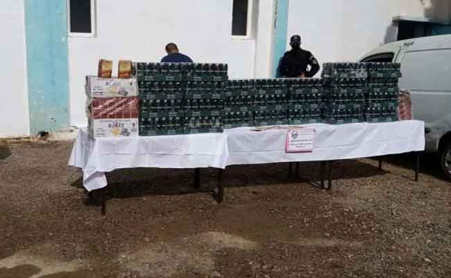 الإطاحة بمروج للمشروبات الكحولية في منزله بالعاصمة