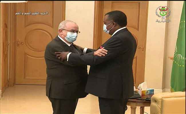 استقبال لعمامرة من قبل رئيس الكونغو