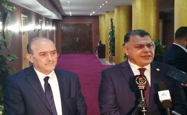 استقبال بلجود لوزير الداخلية الليبي