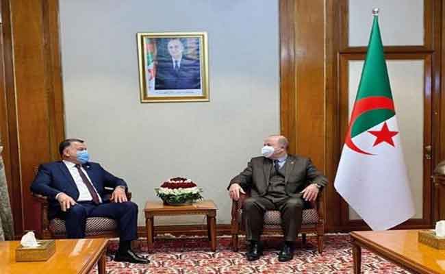 استقبال بن عبد الرحمان لوزير داخلية حكومة الوحدة الوطنية الليبية