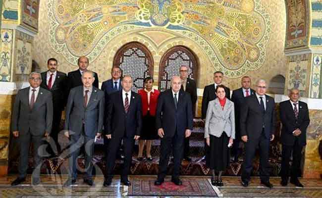 استقبال تبون لأعضاء المحكمة الدستورية بمناسبة مباشرة مهامهم