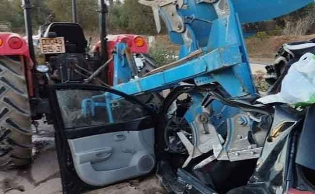 جرار فلاحي ينهي حياة سائق سيارة بتلمسان