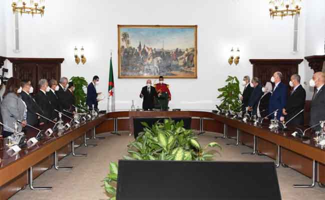 تنصيب رئيس الجمهورية لأعضاء المجلس الأعلى للقضاء