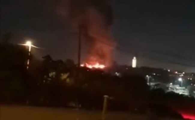 حريق بمستودع تابع للمصلحة الجهوية للعتاد للأمن الوطني بالعاصمة