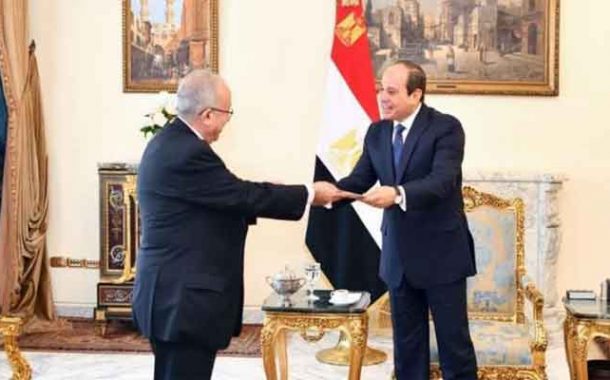 استقبال لعمامرة من طرف الرئيس المصري