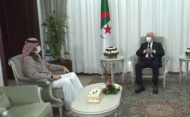 استقبال الرئيس تبون للممثل الشخصي لأمير دولة قطر