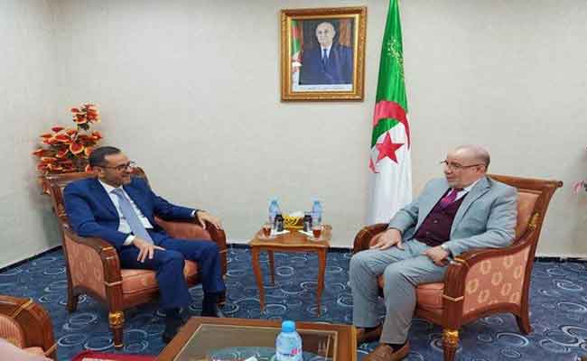 بلمهدي يستقبل سفيري الكويت والأردن بالجزائر