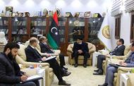 استقبال السيد شنين يستقبل من طرف رئيس مجلس النواب الليبي
