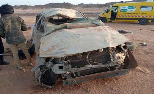 مجزرة مرورية تخلف قتيلان و 7 مصابين بتمنراست