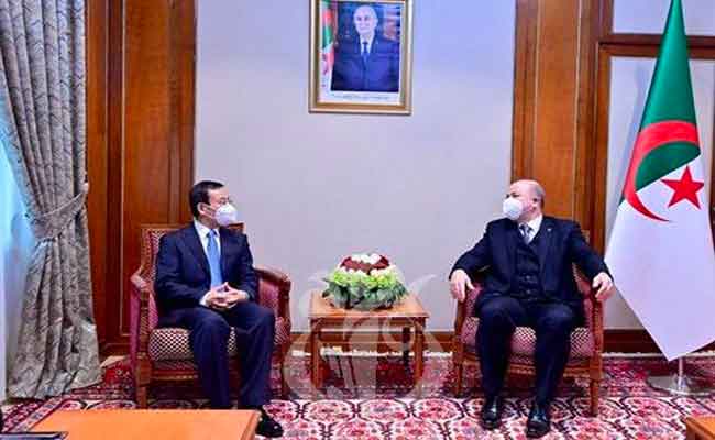 استقبال بن عبد الرحمان للسفير الصيني بالجزائر
