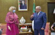 استقبال بوغالي سفيرة الولايات المتحدة الأمريكية لدى الجزائر