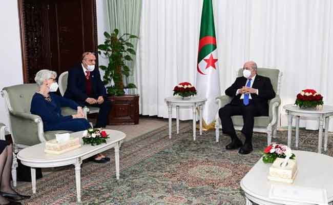 استقبال الرئيس تبون لنائبة وزير الخارجية الأمريكي