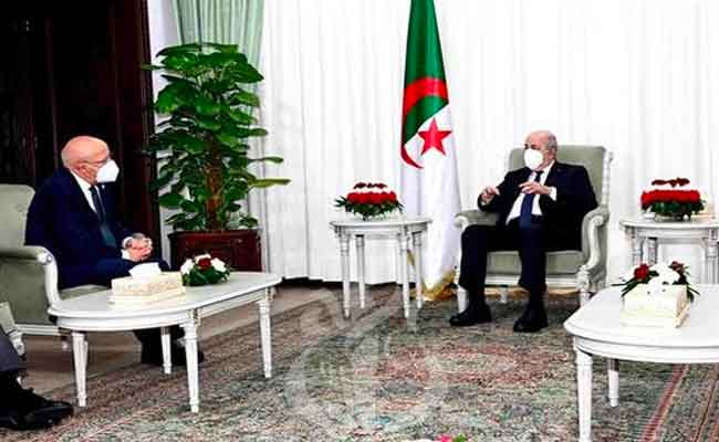 استقبال تبون لوزير خارجية البرتغال