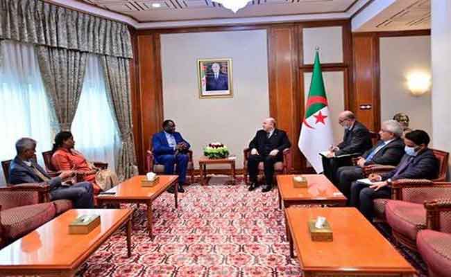 استقبال بن عبد الرحمان لفريق التقييم الموفد من قبل مفوضية الاتحاد الإفريقي