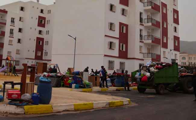 الشروع في ترحيل 60 عائلة نحو سكنات لائقة بمعسكر