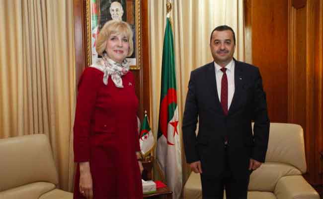 استقبال عرقاب لسفيرة أمريكا بالجزائر