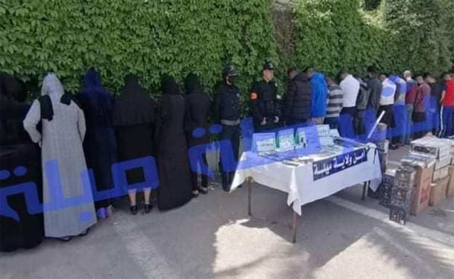 مداهمة فندق تقام فيه حفلات ماجنة و تروج المخدرات و تمارس الدعارة بميلة