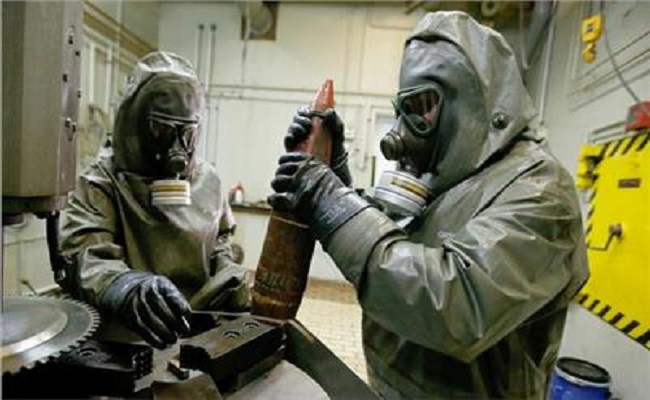 احتمال استعمال روسيا للأسلحة الكيماوية المحضورة
