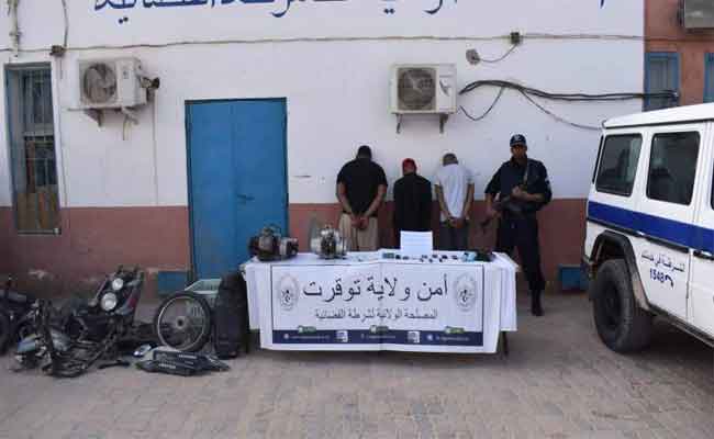الإطاحة بعصابة أحياء تحترف الاعتداء على المسنين بتوقرت