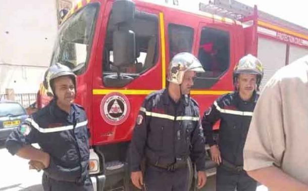 الحماية المدنية تنقذ 16 شخصا اختنقوا جراء احتراق 18 عداد كهربائي بالشلف