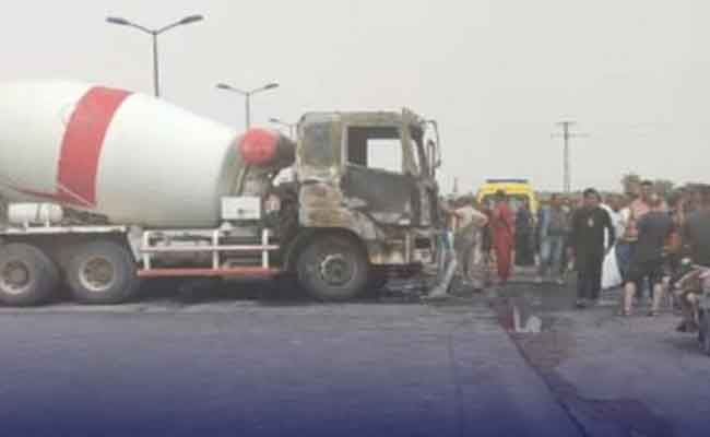 مصرع شخصين تفحما في حادث مرور و إصابة آخرين ببسكرة