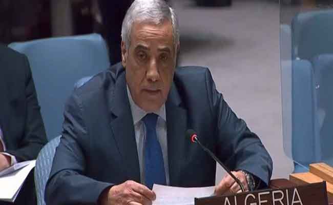 مشاركة المندوب الدائم للجزائر لدى الأمم المتحدة في نقاش حول الأمن الغذائي والنزاعات