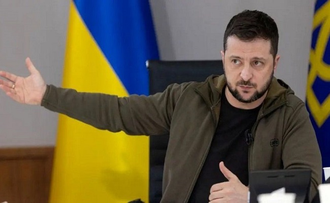 زيلينسكي يعد الاوكرانيين بالنصر