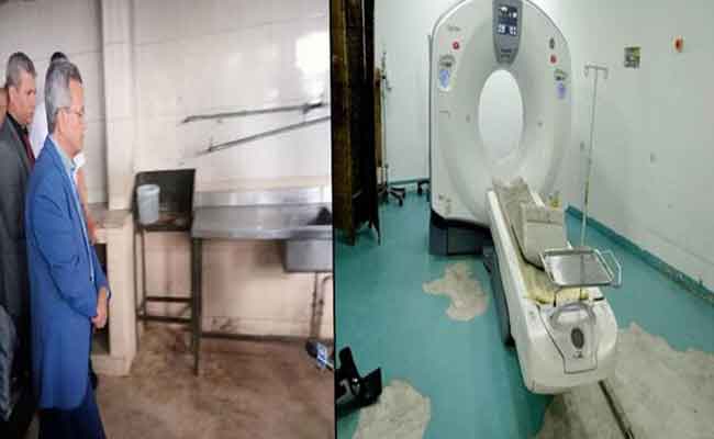 بن بوزيد مستاء من الوضعية الكارثية للمستشفى الجامعي بقسنطينة