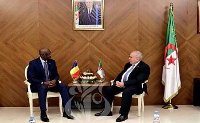 استقبال لعمامرة لوزير الأمن العام والهجرة لجمهورية التشاد