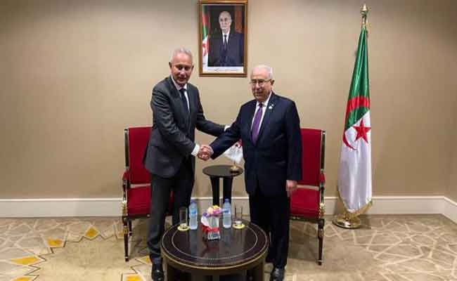 استقبال لعمامرة للأمين العام للاتحاد من أجل المتوسط بوهران