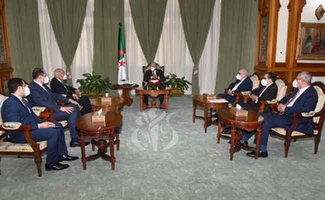 استقبال تبون للأمين العام لجامعة الدول العربية