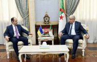 استقبال بوغالي لسفير أوكرانيا بالجزائر