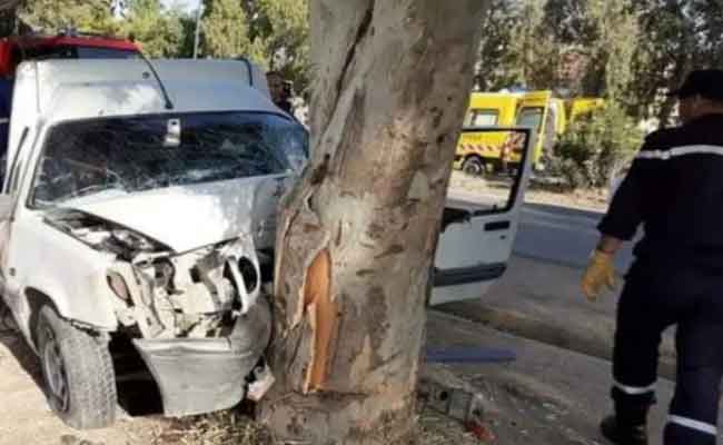 مصرع شخصين في حادث اصطدام سيارة بشجرة في الطارف